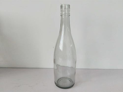 圓形玻璃酒瓶-透明玻璃酒瓶